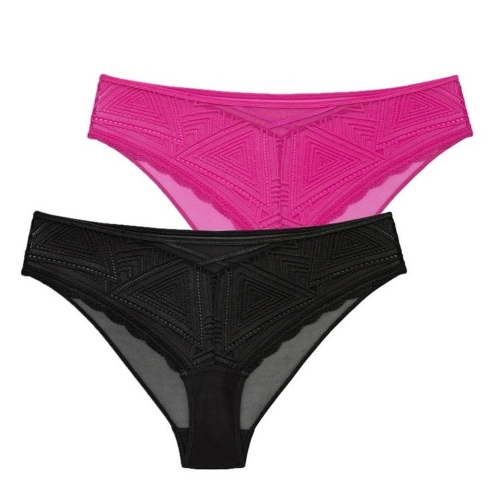 2 Pack Of 2 ADORED by ADORE ME TESSA CHEEKY Semi-sheer Panties Sz. 3X